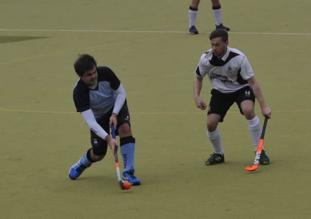 Jon Meredith on the ball for South Saxons during their 7-1 win at home to Crawley II last weekend. Picture by Simon Newstead (SUS-151128-183818002)
