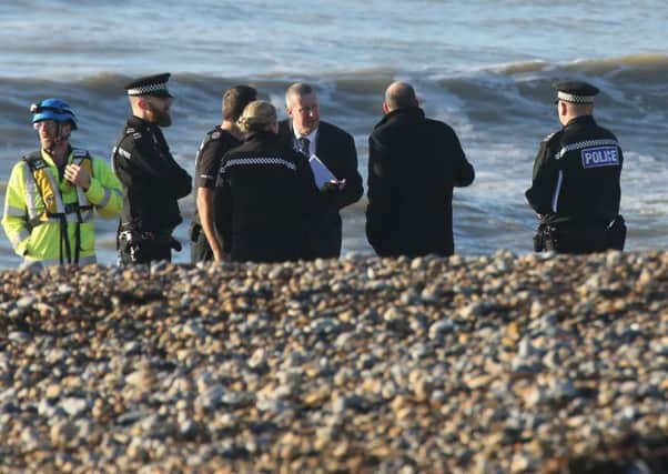 A body was found on Shoreham beach on December 4 PICTURE BY EDDIE MITCHELL SUS-150412-111146001