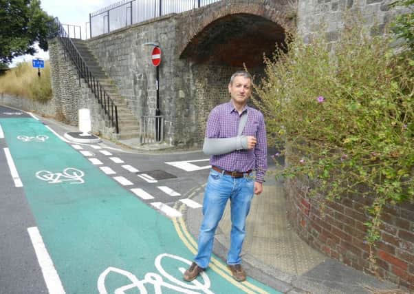 Bosham cyclist Andrew Rose, 50, was knocked off his bike at the junction which links Chapel Street with North Walls. City councillors have also criticised the changes to Northgate Gyratory