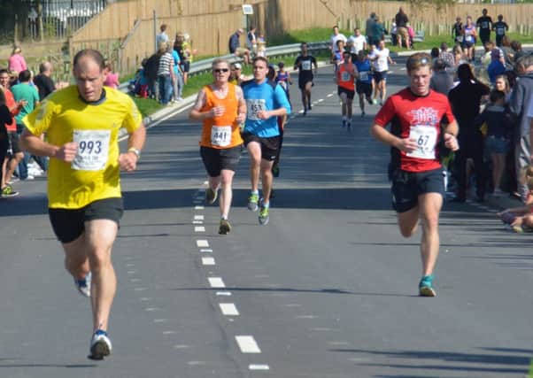 Runners taking part in the Bexhill-Hastings link road 10k race back in September