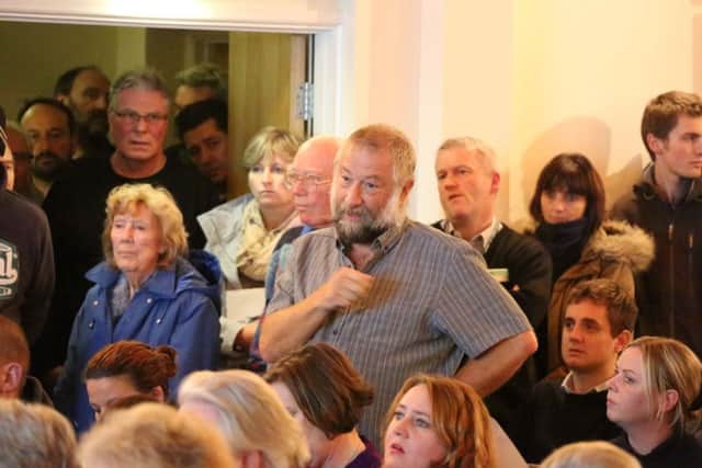 There was 'overwhelming support' for the council's objections by those present