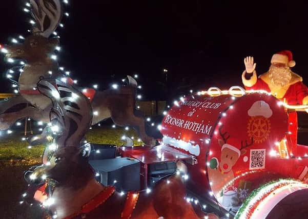 Bognor Hotham Rotary Club's Christmas float