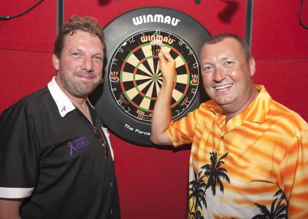 Wayne Mardle, right, is coming to Sidlesham this weekend