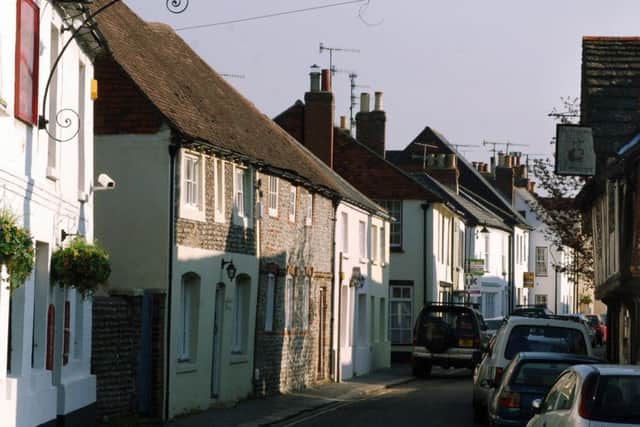 The southern end of Tarring High Street