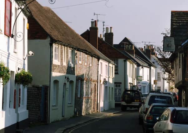The southern end of Tarring High Street
