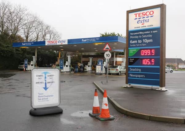 Petrol prices in Worthing (at Tesco in Durrington) have dipped below £1. Other petrol stations in the area have yet to follow suit. Pictures by Eddie Mitchell.