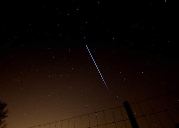 The ISS will be visible in the skies above the UK today (Christmas Eve) weather permitting. Photo: Paul Williams