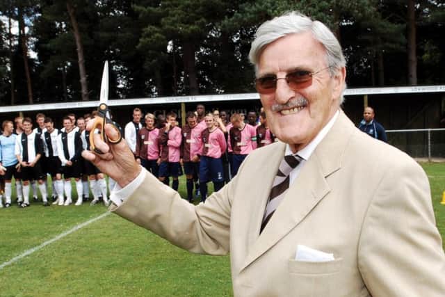 Jimmy Hill at Loxwood FC in Horsham some years ago