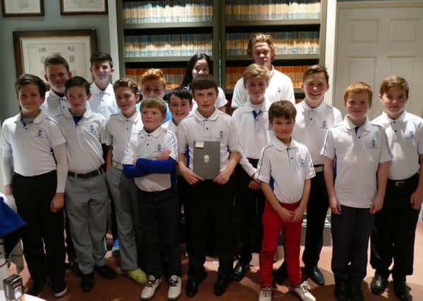 The Golf At Goodwood junior award winners
