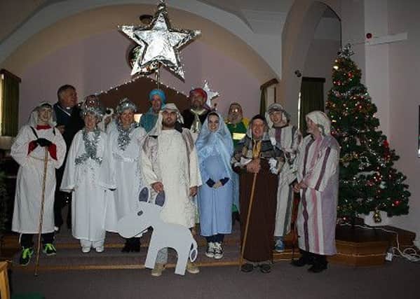 Goring Methodist Church's first live nativity, held last year
