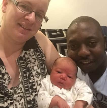 Amanda Tilbury and Benedict Zinyama with their son, Benson Tafara Zinyama