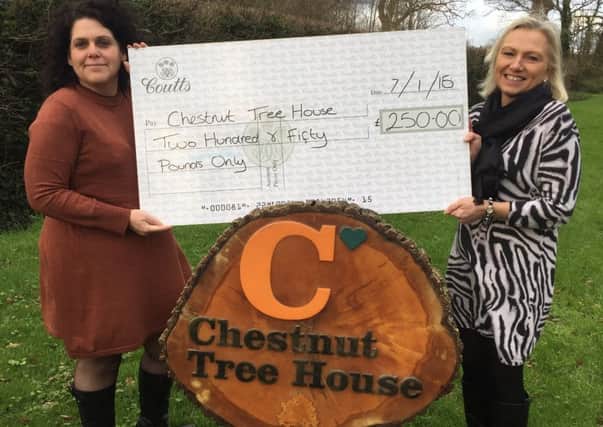Left to Right: Terrina Barnes (Corporate Fundraiser at Chestnut Tree House) and Sarah Arnold (Corporate Fundraising Manager at Chestnut Tree House) SUS-160115-162722001