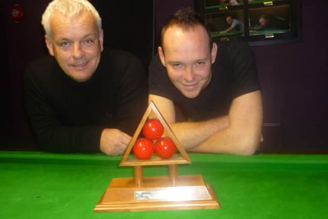 Anthony Flynn(left) the Champion with Gary Goodman