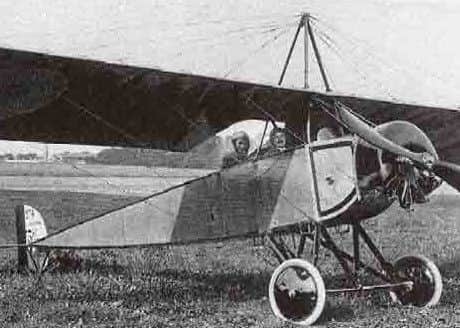 A Morane parasol, the type of aircraft Digby Cleaver flew in the Great War