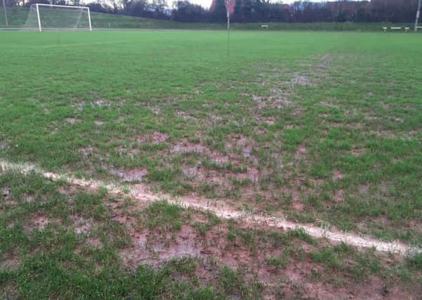 Broadbridge Heath's Leisure Centre pitch at the start of January