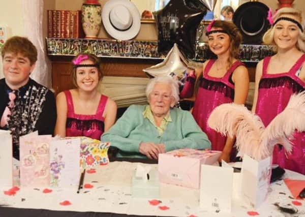Elsie Muggridge celebrating her 108th birthday SUS-160601-135625001