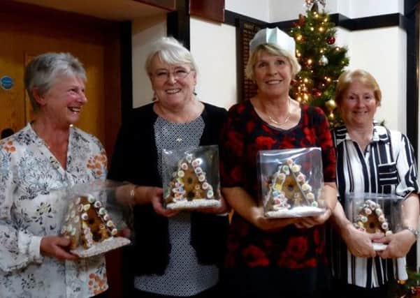 The winners of the Bognor ladies' festive fun