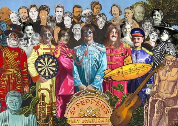Sgt Peppers Only Dart Board Band