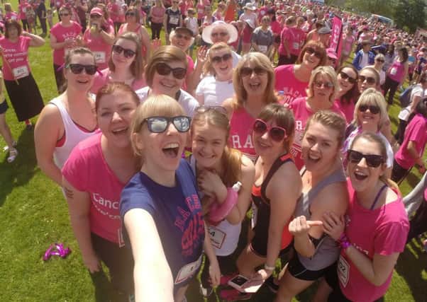 Team from The Capitol Theatre take part in Race for Life, Horsham. Photo by Naomi Fry