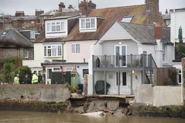 The Environment Agency and West Sussex Fire and Rescue Service are on the scene. Picture by Eddie Mitchell