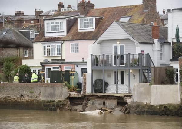 The Environment Agency and West Sussex Fire and Rescue Service are on the scene. Picture by Eddie Mitchell