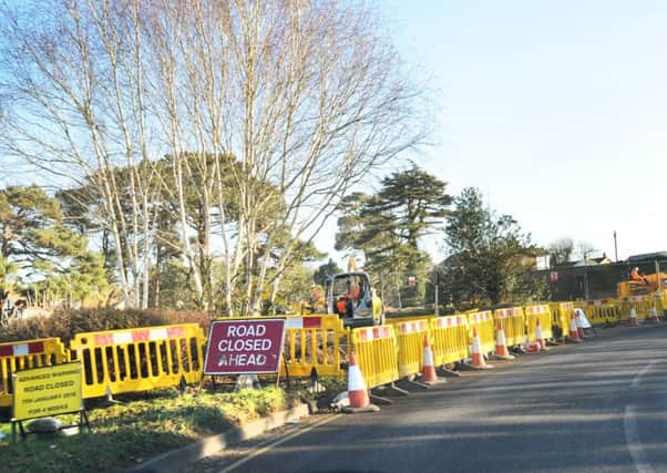 Stonestile Lane has been closed on The Ridge to build a new pub and restaurant