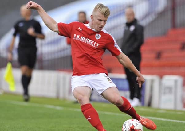Barnsley left back George Smith has signed for Crawley Town on loan Picture courtesy of Barnsley FC SUS-160901-115525002