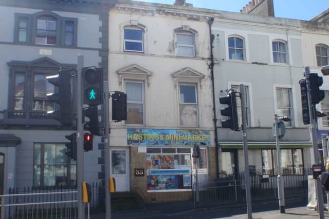 35 Cambridge Road, Hastings, targeted as part of the council's Grotbusters scheme SUS-160122-104718001