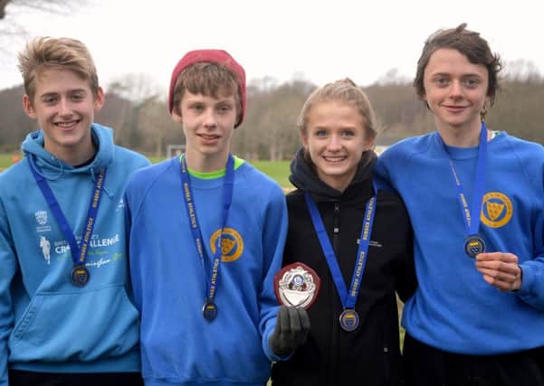 Some of Chichester's gold-medal winning athletes at Bexhill / Picture by Sara Ellis