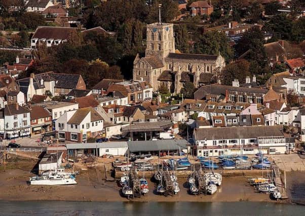 An aerial view of Shoreham. Picture: Alan Humphries