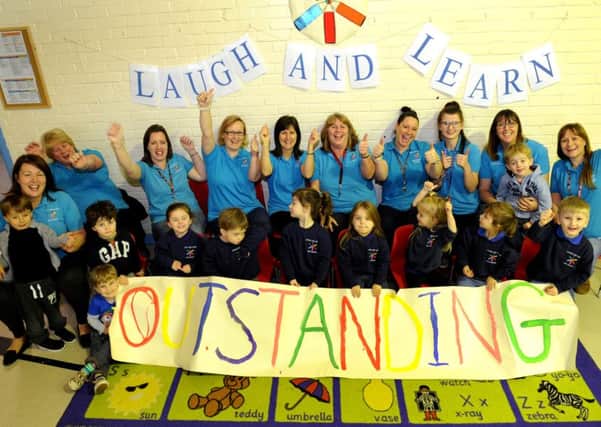 Laugh and Learn pre-school Worthing has been rated outstanding by Ofsted. Pic Steve Robards  SR1600848 SUS-161101-163241001