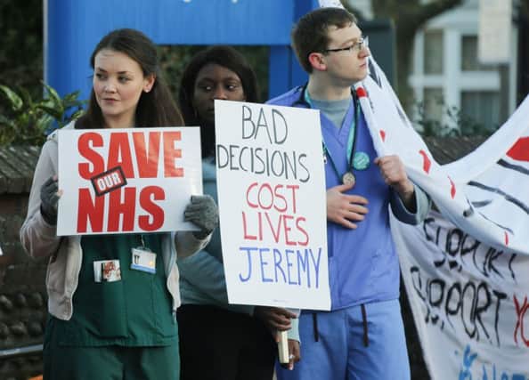 Junior doctors strike across Sussex. Picture by Eddie Mitchell