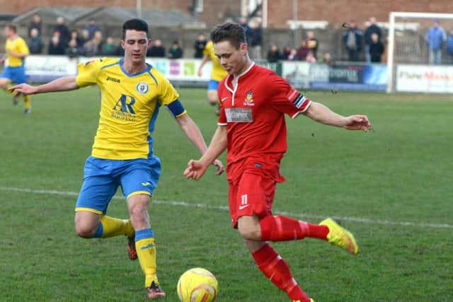 Jared Rance in action for Worthing