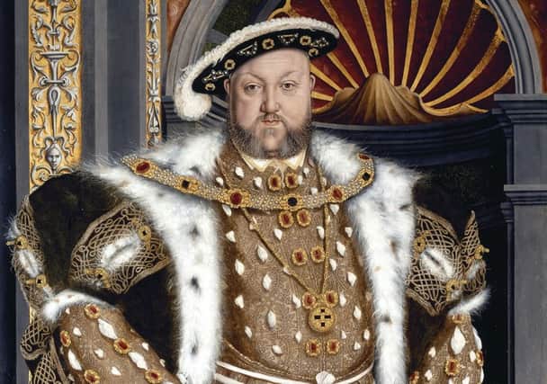 King Henry VIII (1491-1547) from the studio of Hans Holbein the younger, circa 1543/47. SUS-160113-112151001