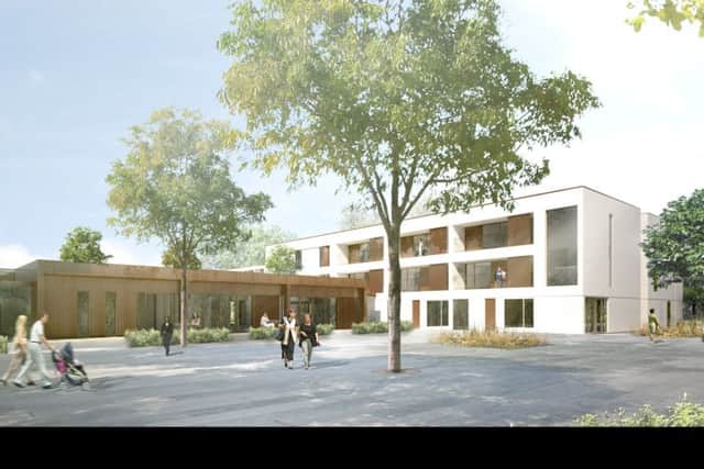 Artist's impression of how the AmicusHorizon scheme might look like at the former West St Leonards Primary School site
