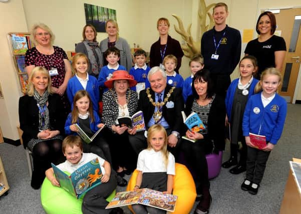 The official re-opening of the refurbished library at Thomas A'Becket Infant School, Pelham Road, Worthing SR1601430