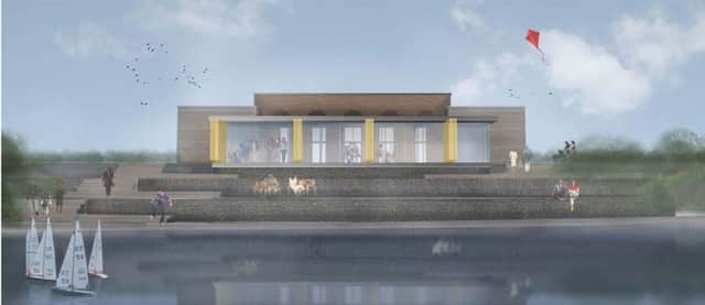 An artist's impression of what the new cafe will look like SUS-160114-085617001