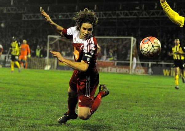 Former Crawley Town midfielder Sergio Torres was a number of ex-pros that featured for Whitehawk  Pic Steve Robards  SR1528645