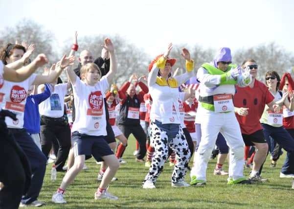 A previous Sport Relief event in Horsham Park