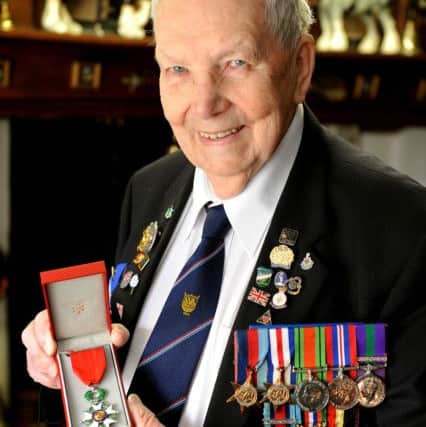 Robert Piper, Second World War veteran has received the Legion d'Honneur. Pic Steve Robards  SR1601765 SUS-160115-132506001