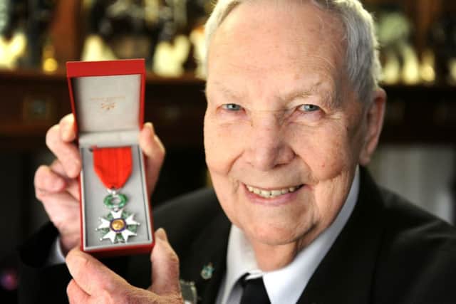 Robert Piper, Second World War veteran has received the Legion d'Honneur. Pic Steve Robards  SR1601769 SUS-160115-132517001
