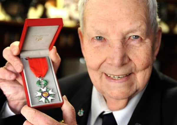 Robert Piper, Second World War veteran has received the Legion d'Honneur. Pic Steve Robards  SR1601774 SUS-160115-132528001