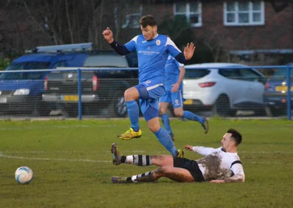 Nathan Cooper hurdles a challenge. Picture by Grahame Lehkyj