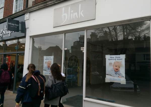 The former Blink store in the Carfax.
