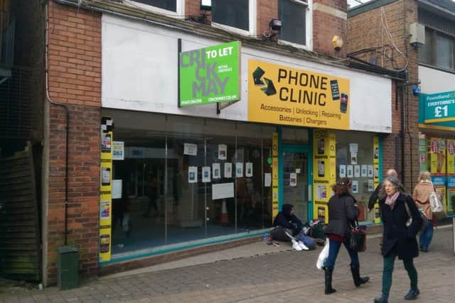 The old Phone Clinic shop in West Street.
