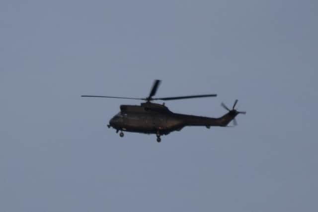 Bailey Papouis took this picture of the RAF Puma