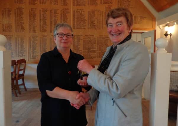 Ruth Leatherbarrow returns as Ladies captain at Cottesmore Golf Club in Pease Pottage 20 years after stepping down. Ruth (left) and outgoing 2015 captain Pat Johns - picture submitted