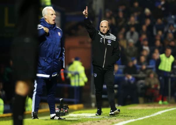 Pompey boss Paul Cook... or should that be Obi-Wan Cookie? Picture: Joe Pepler