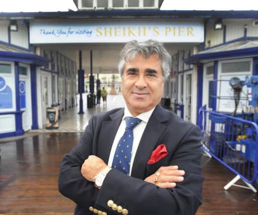 Abid Gulzar the owner of Eastbourne pier (Pic by Jon Rigby) SUS-151231-093611003