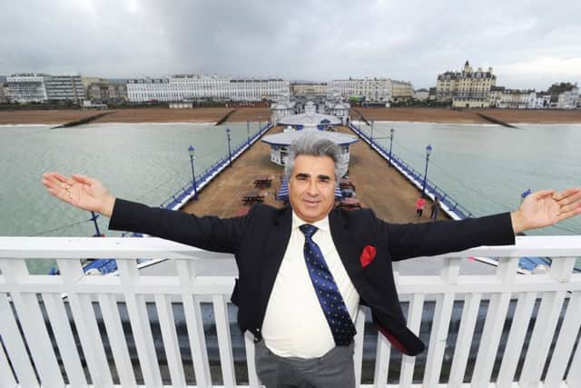 Abid Gulzar the owner of Eastbourne pier (Pic by Jon Rigby) SUS-151231-093521003